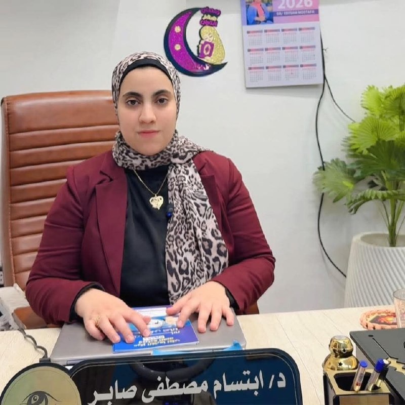 د. ابتسام مصطفى صابر..بروتوكولات متخصصة لرعاية عيون الأطفال